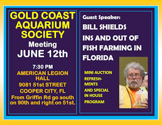 June 2019 Bill Shields. Inside and Out of Fish Farming in Florida